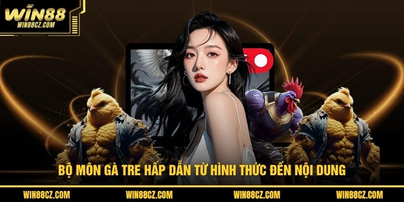 Bộ môn gà tre hấp dẫn từ hình thức đến nội dung